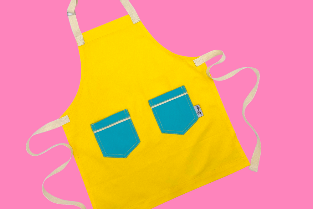 The Apron for Playdough | Aprons for Making Playdoh Yellow